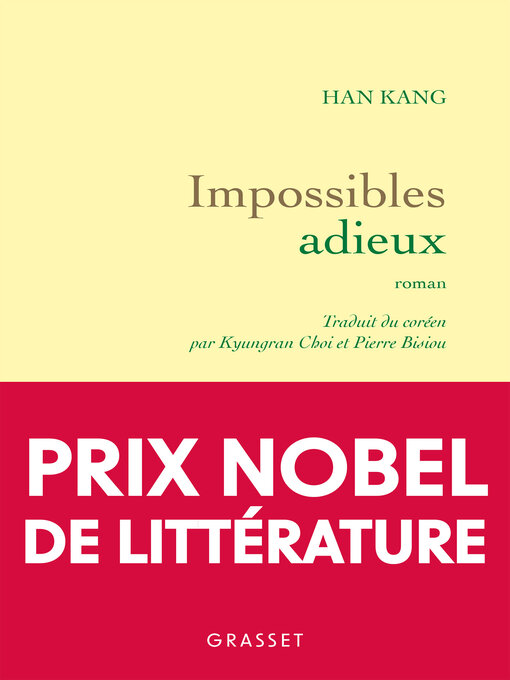 Title details for Impossibles adieux by Kang Han - Available